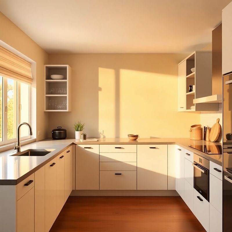 Cocina reformada con encimera de silestone